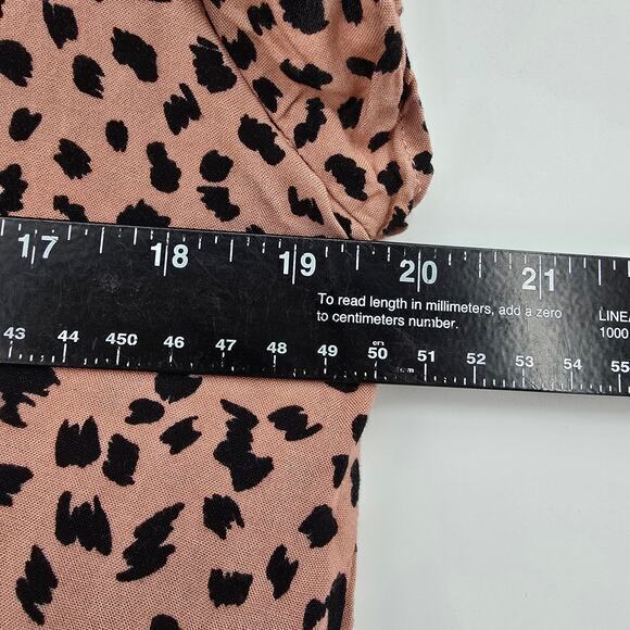 Savanna Jane Women's Boho Peasant Embroidered Detail Spotted Dress Size Large - Picture 11 of 12